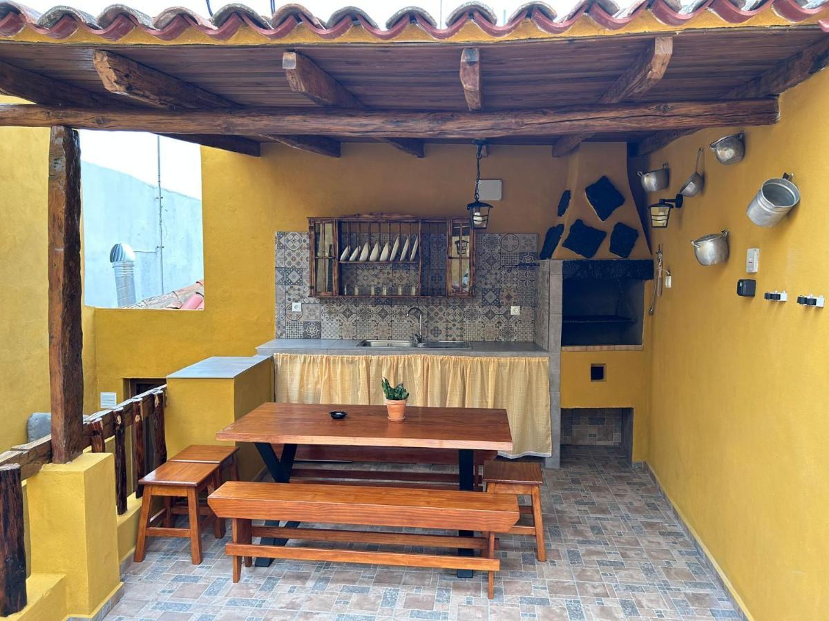 Tradicional Casa Canaria Con Piscina Y Vistas Al Teide Icod de los Vinos Kültér fotó
