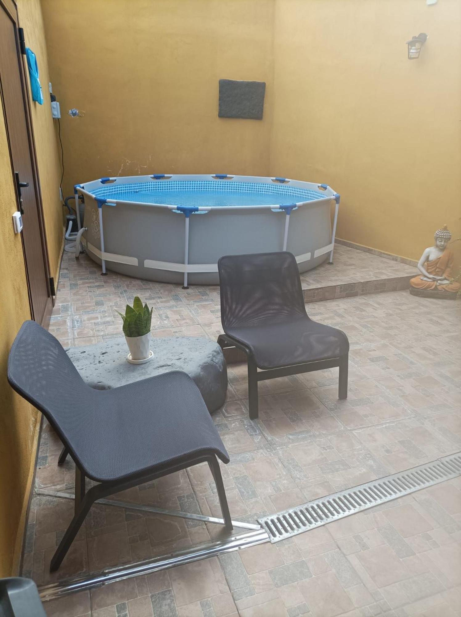 Tradicional Casa Canaria Con Piscina Y Vistas Al Teide Icod de los Vinos Kültér fotó